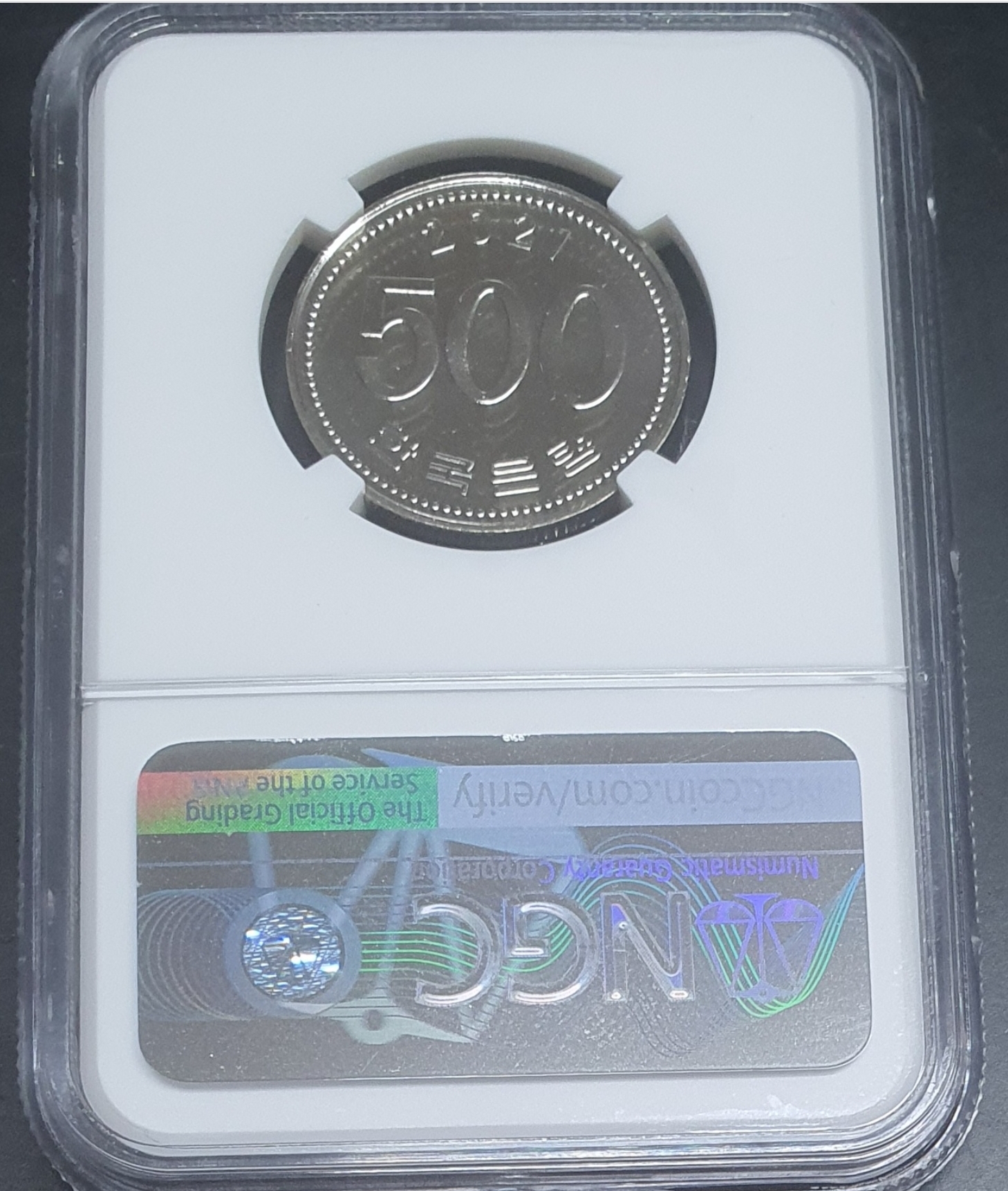 2021년 500주 PMG64등급 퍼스트릴리스