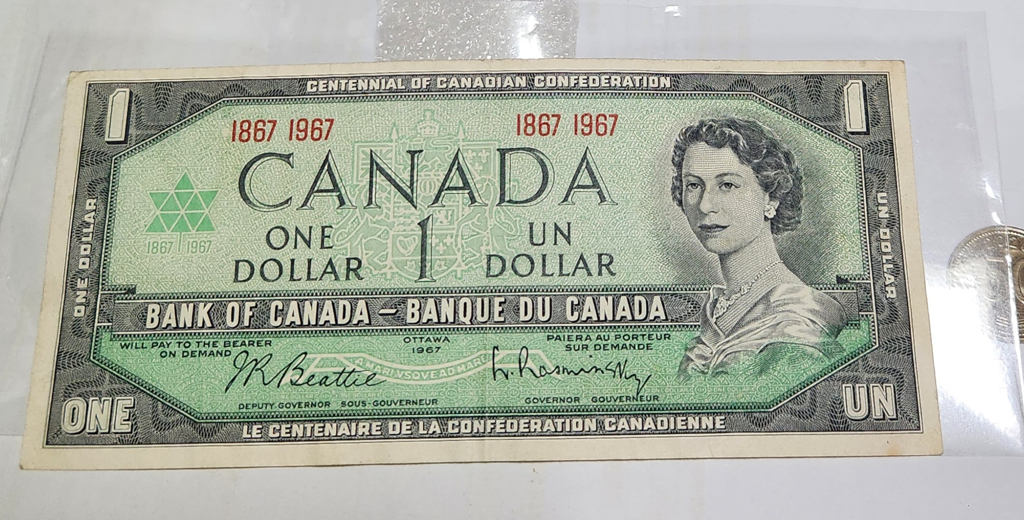 Bank of Canada캐나다중앙은행/1달러/준미급