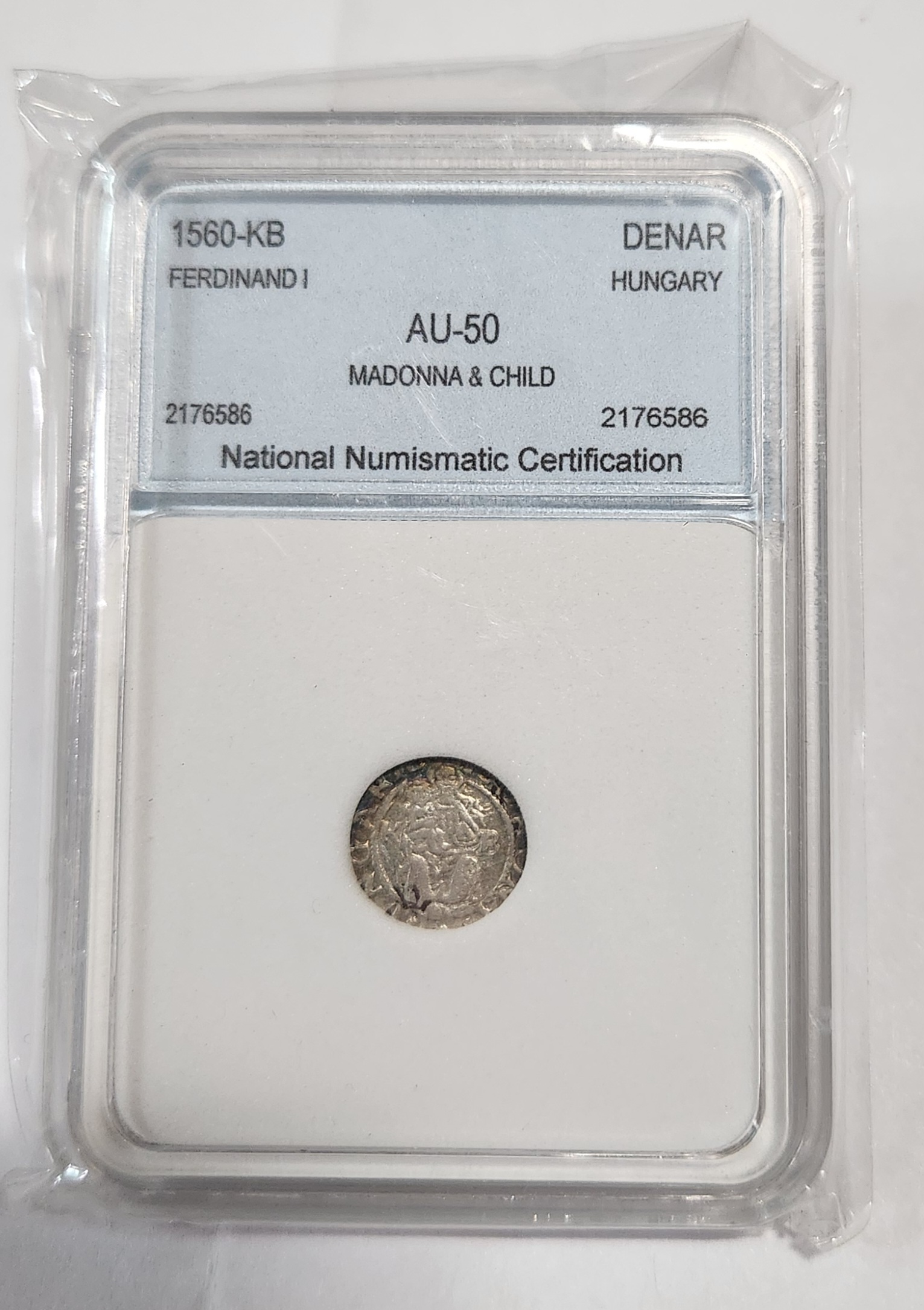 1560년 헝가리Denar/AU50