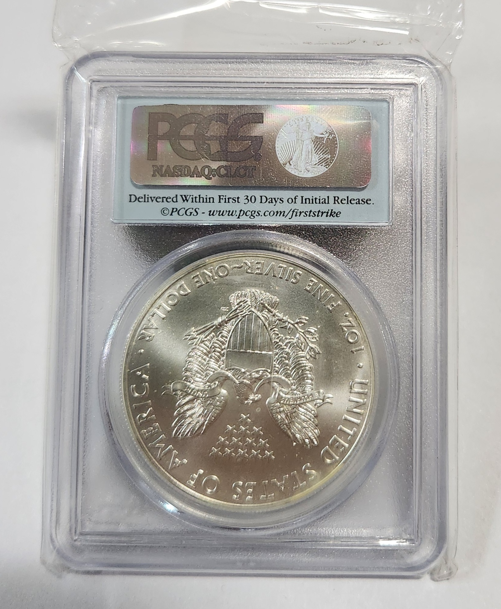 2012년 실버이글1달러/MS69