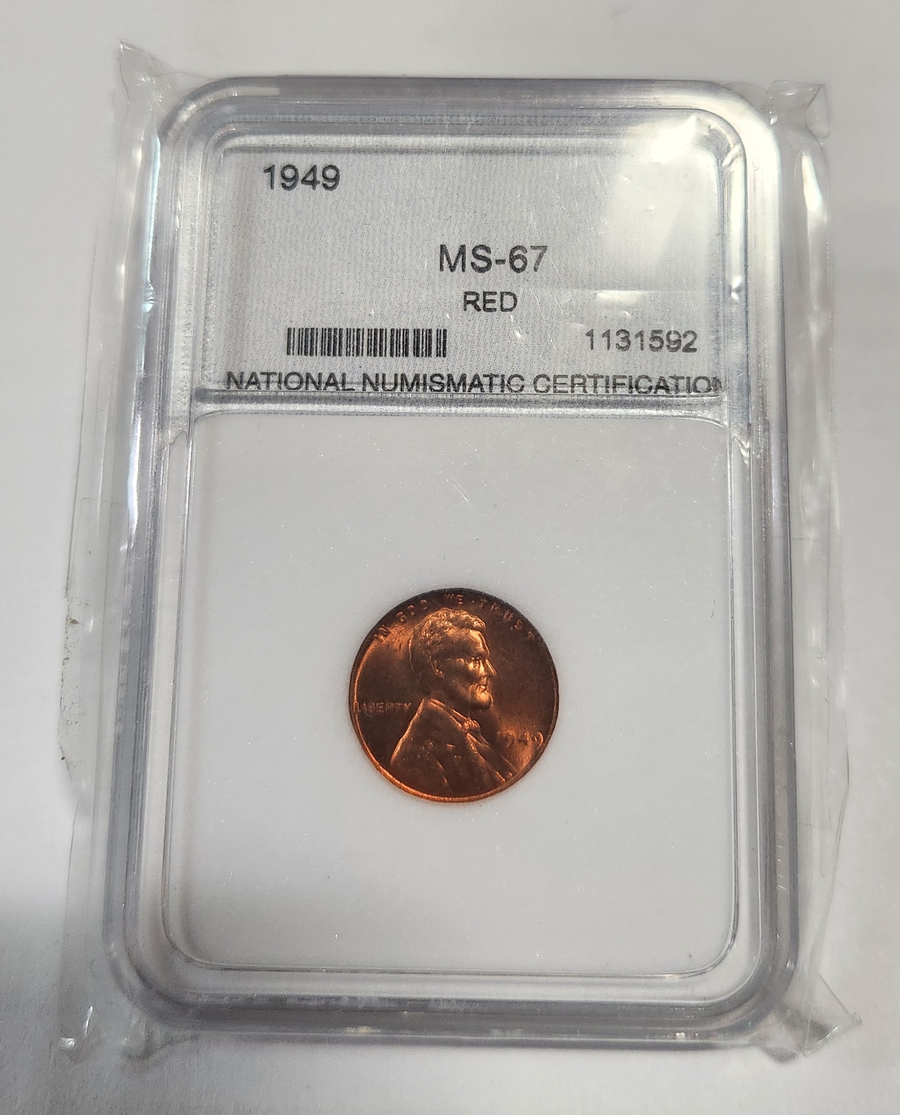 1949년 링컨1센트/MS67등급