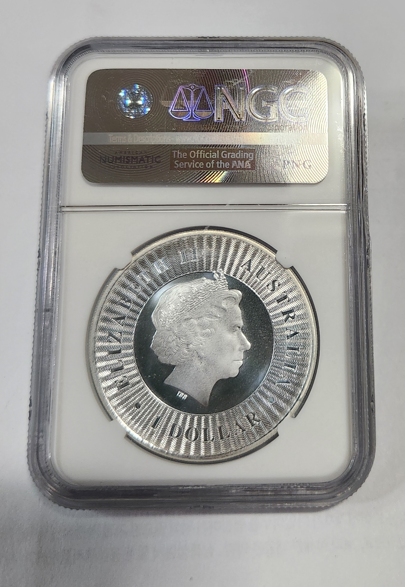 2016년 호주캥거루1달러/MS70등급