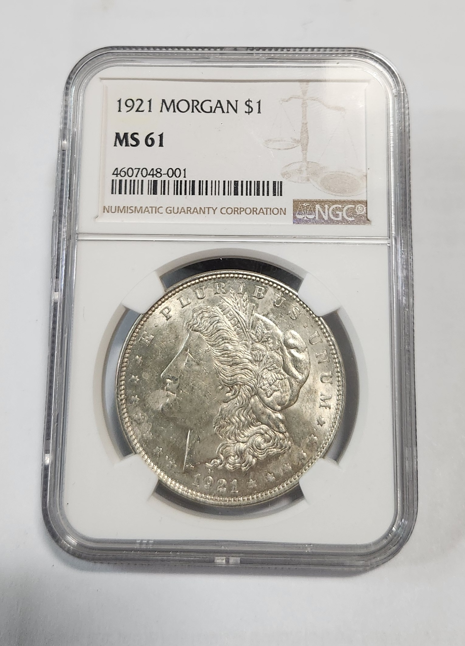1921년 모건달러/MS61등급