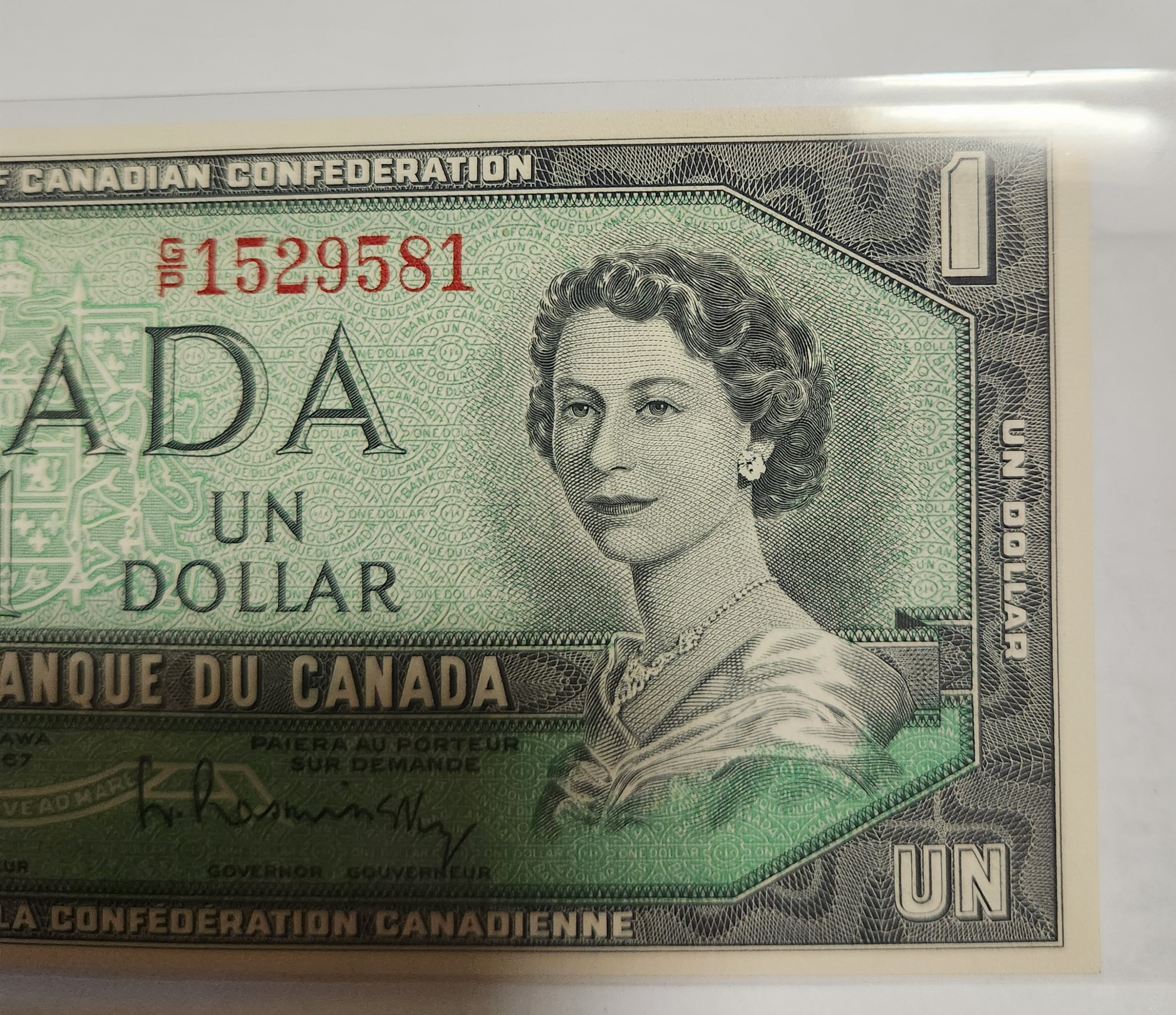 Bank of Canada캐나다중앙은행/1달러/준미급