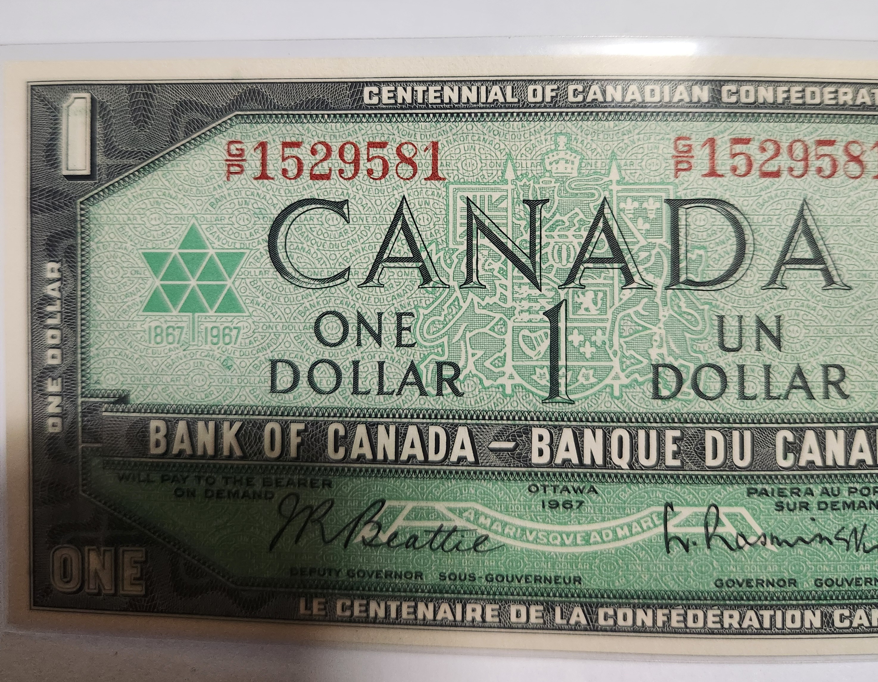 Bank of Canada캐나다중앙은행/1달러/준미급