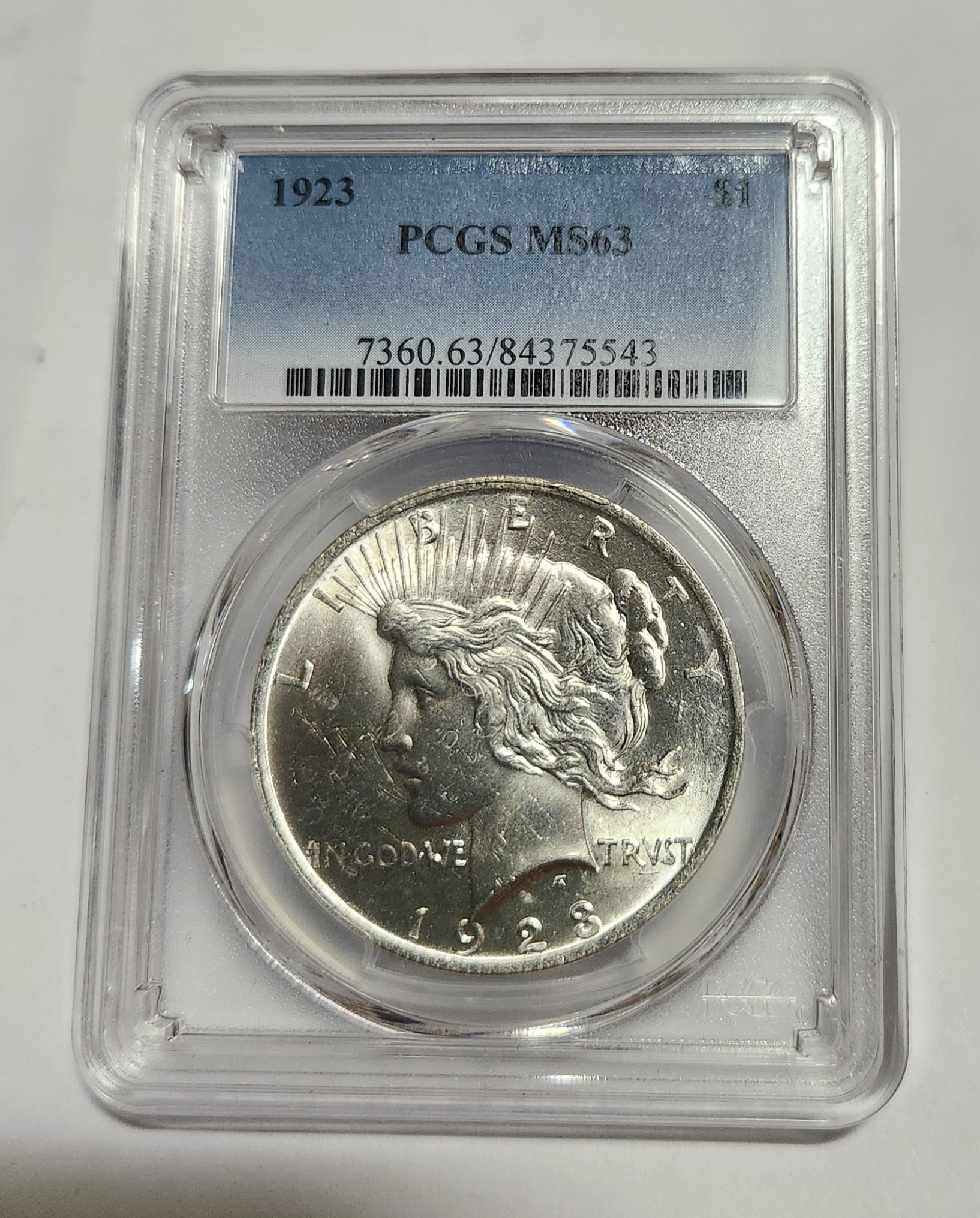 1923년 피스달러/MS63