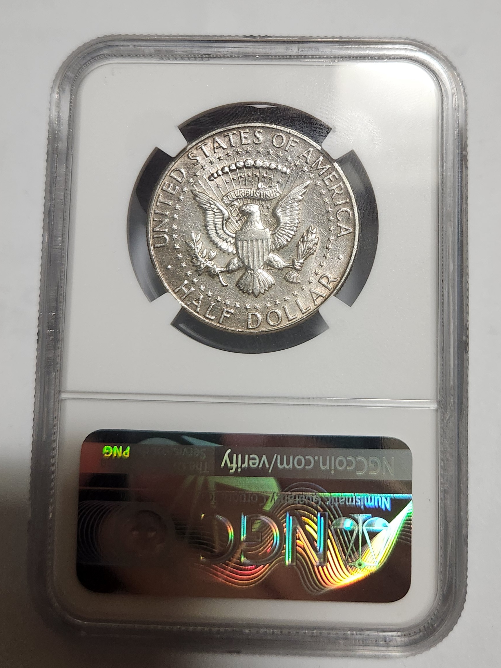 1964년 케네디 하프달러/AU DETAILS