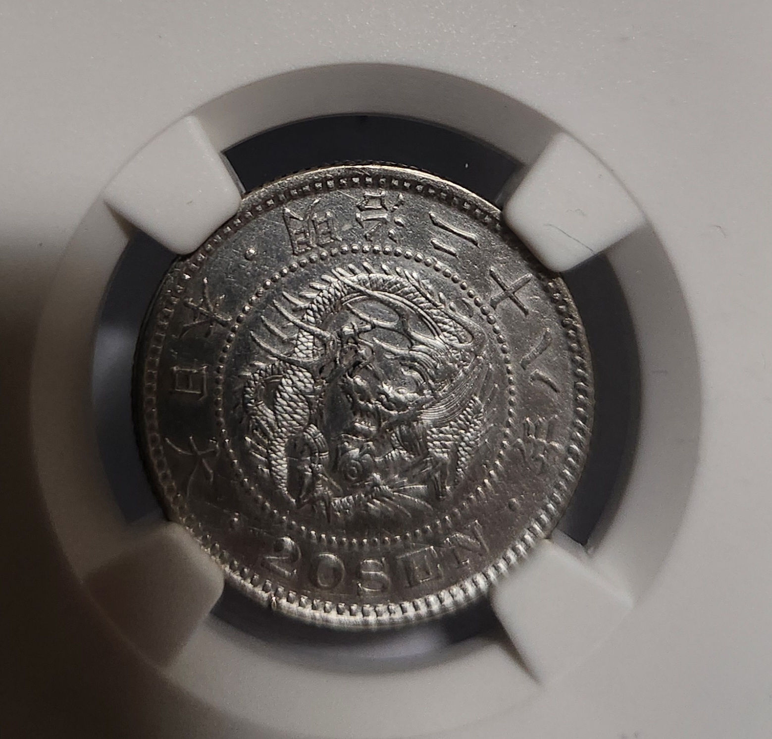 1895년 20전 은화/AU DETAILS