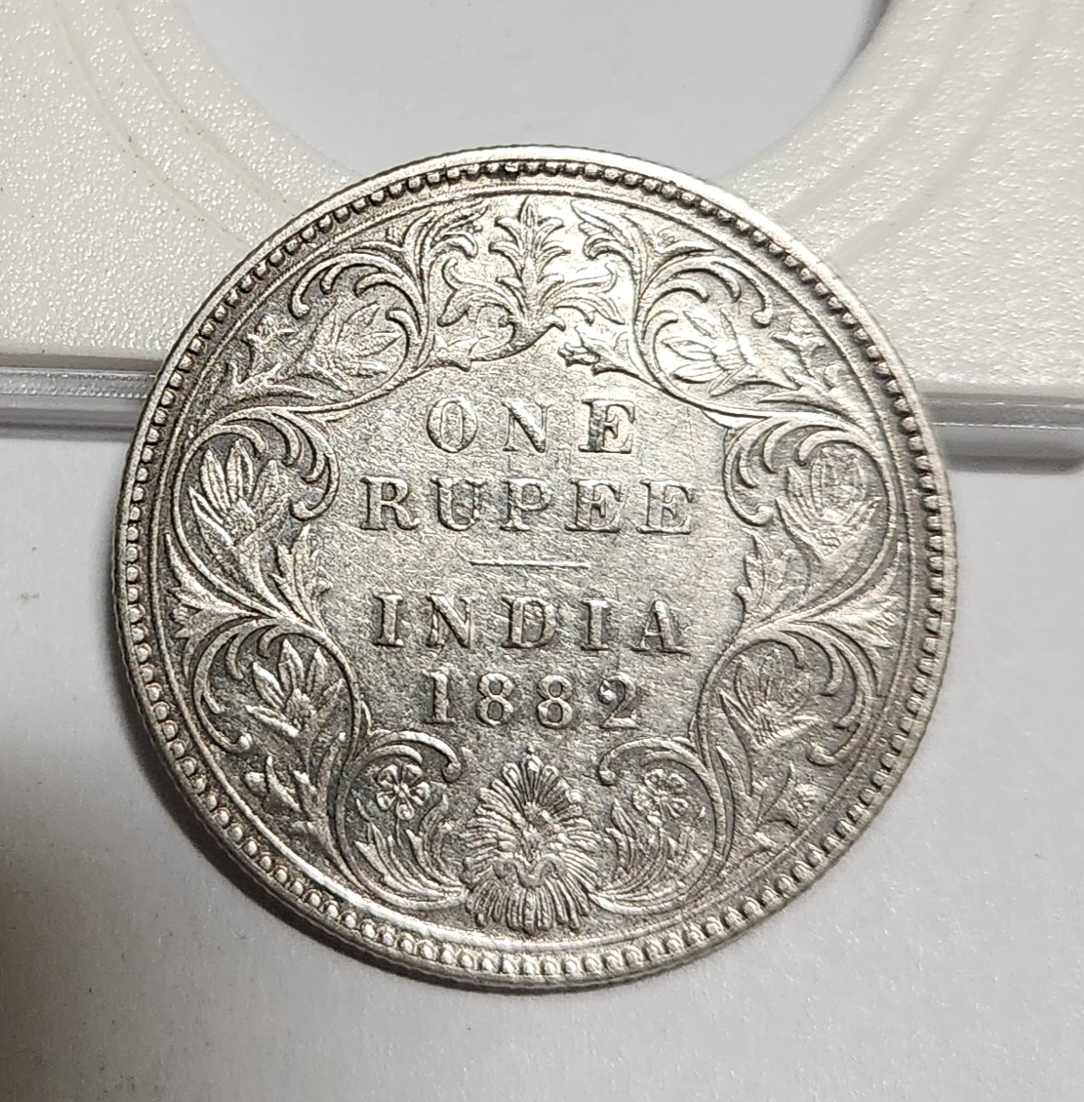 1882년/인도1루피은화/빅토리아 여왕