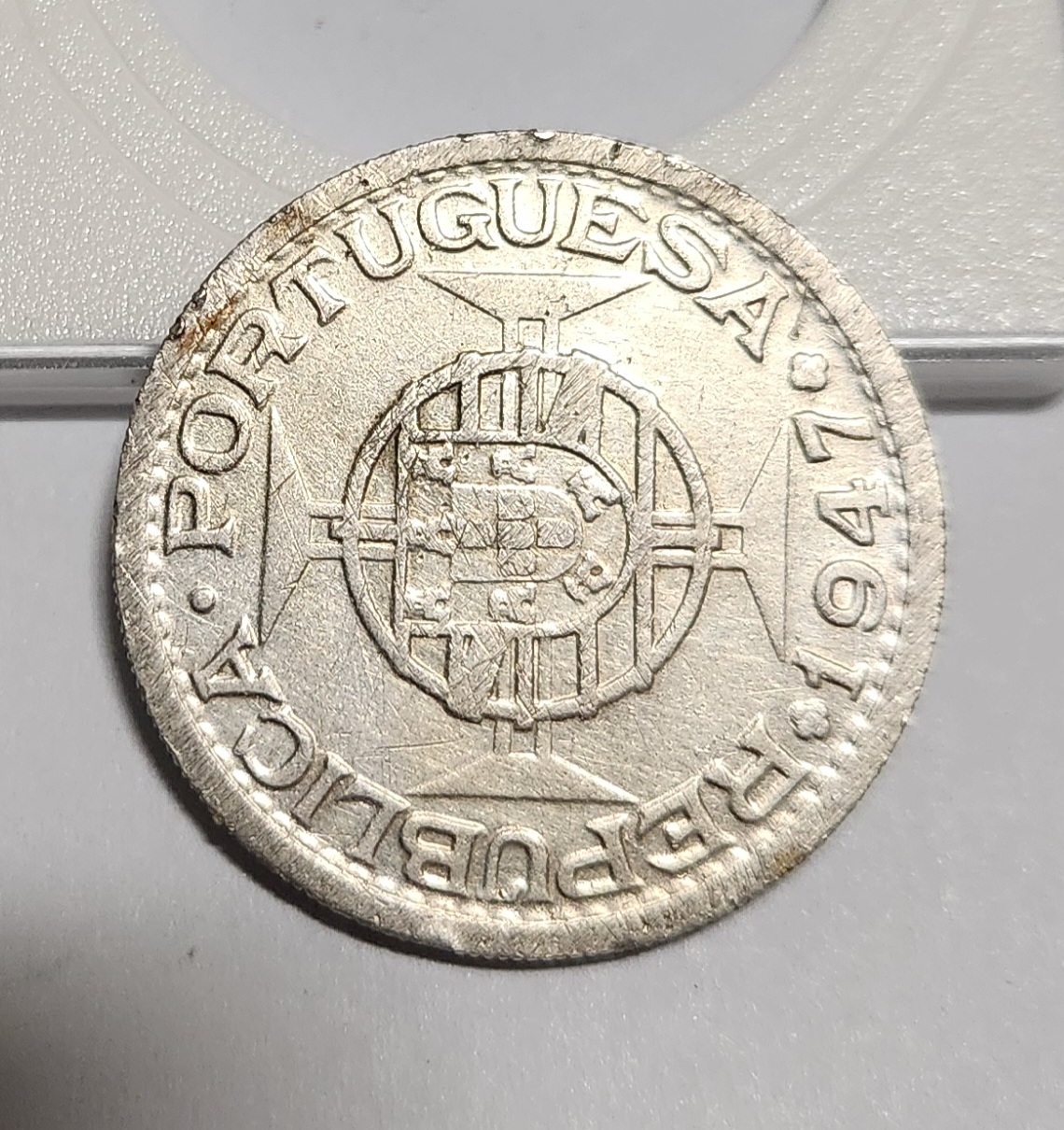 1947년/인도1루피은화/실버90%