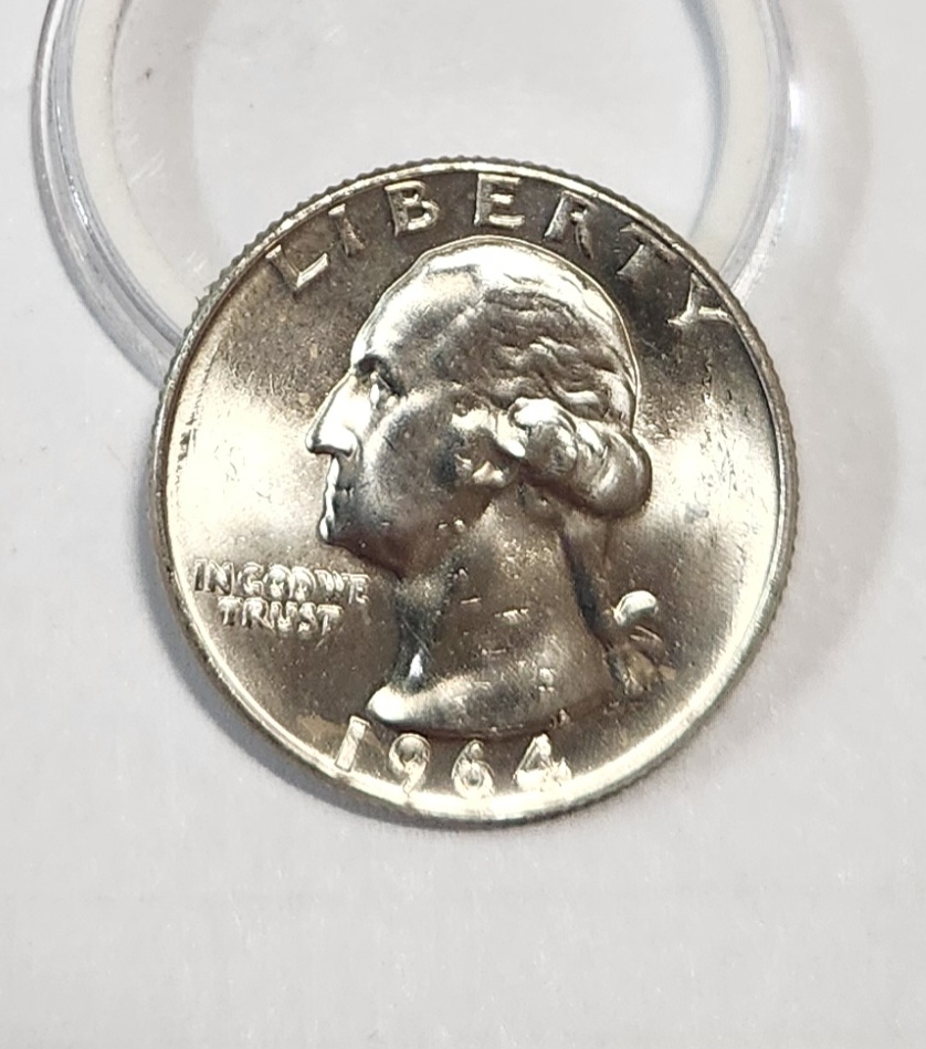 1964년/죠지워싱턴 쿼터달라 은화1점