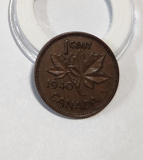1940년/캐나다 1센트 황동화1점