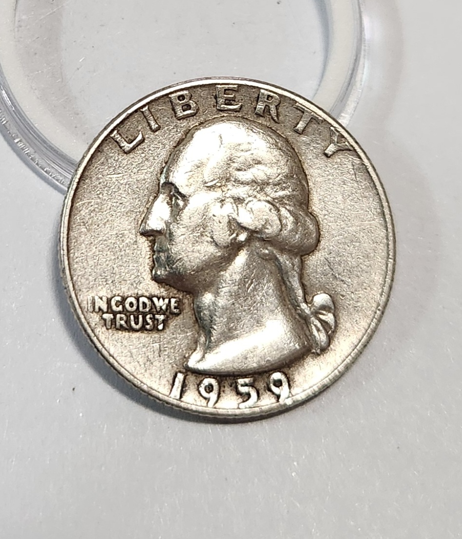 1959년/죠지워싱턴 쿼터달라 은화1점