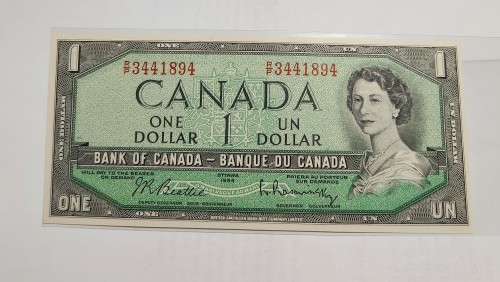 1954년/캐나다중앙은행1달러