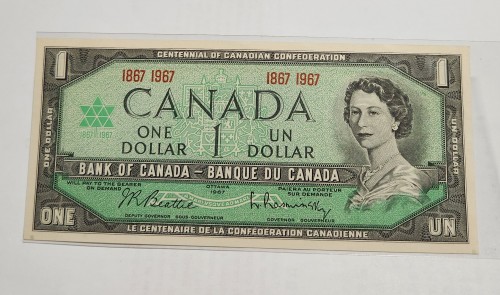 1967년/캐나다중앙은행1달러