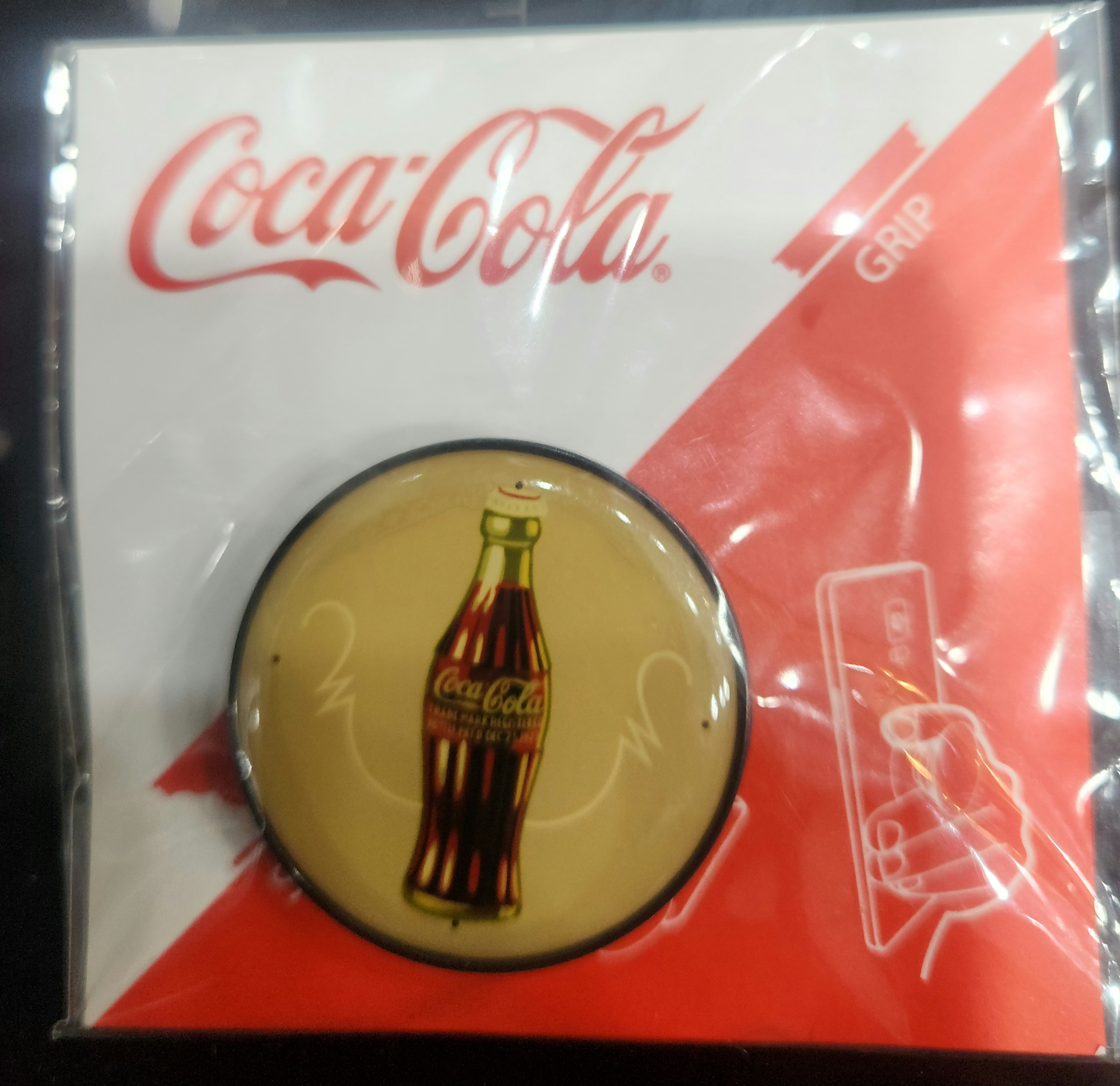 코카콜라 핸드폰 손잡이