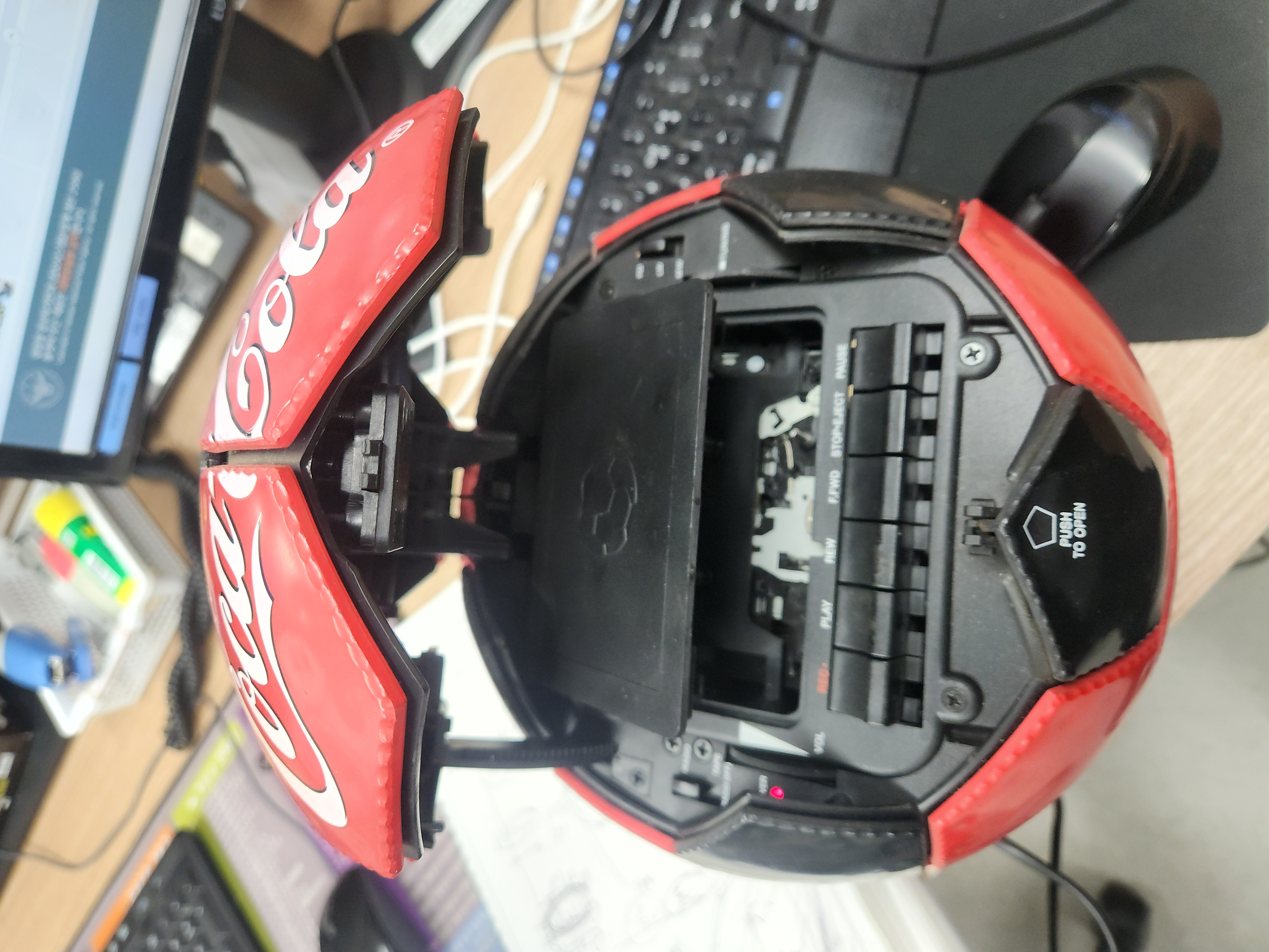 코카콜라 축구공 카세트