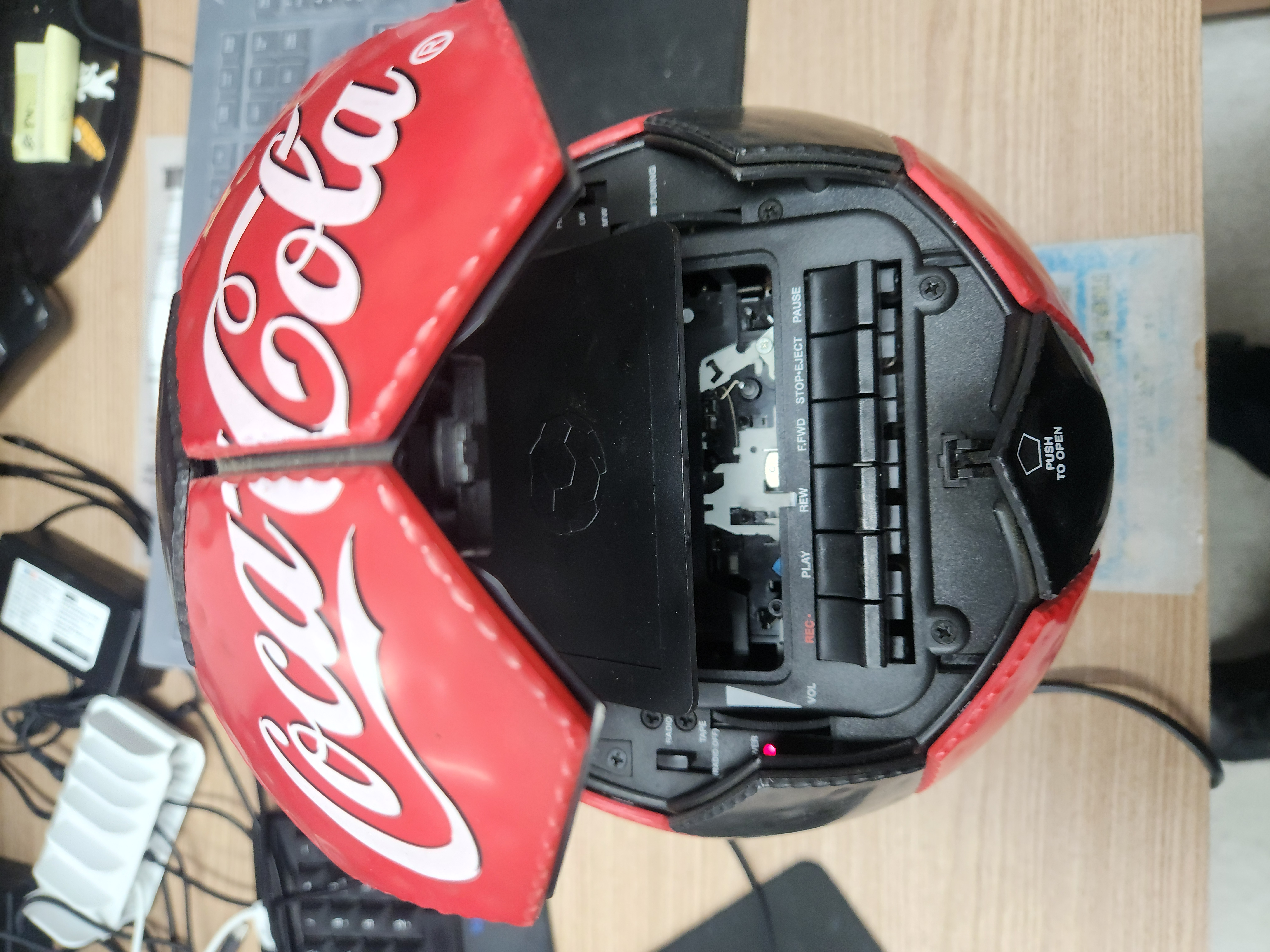 코카콜라 축구공 카세트