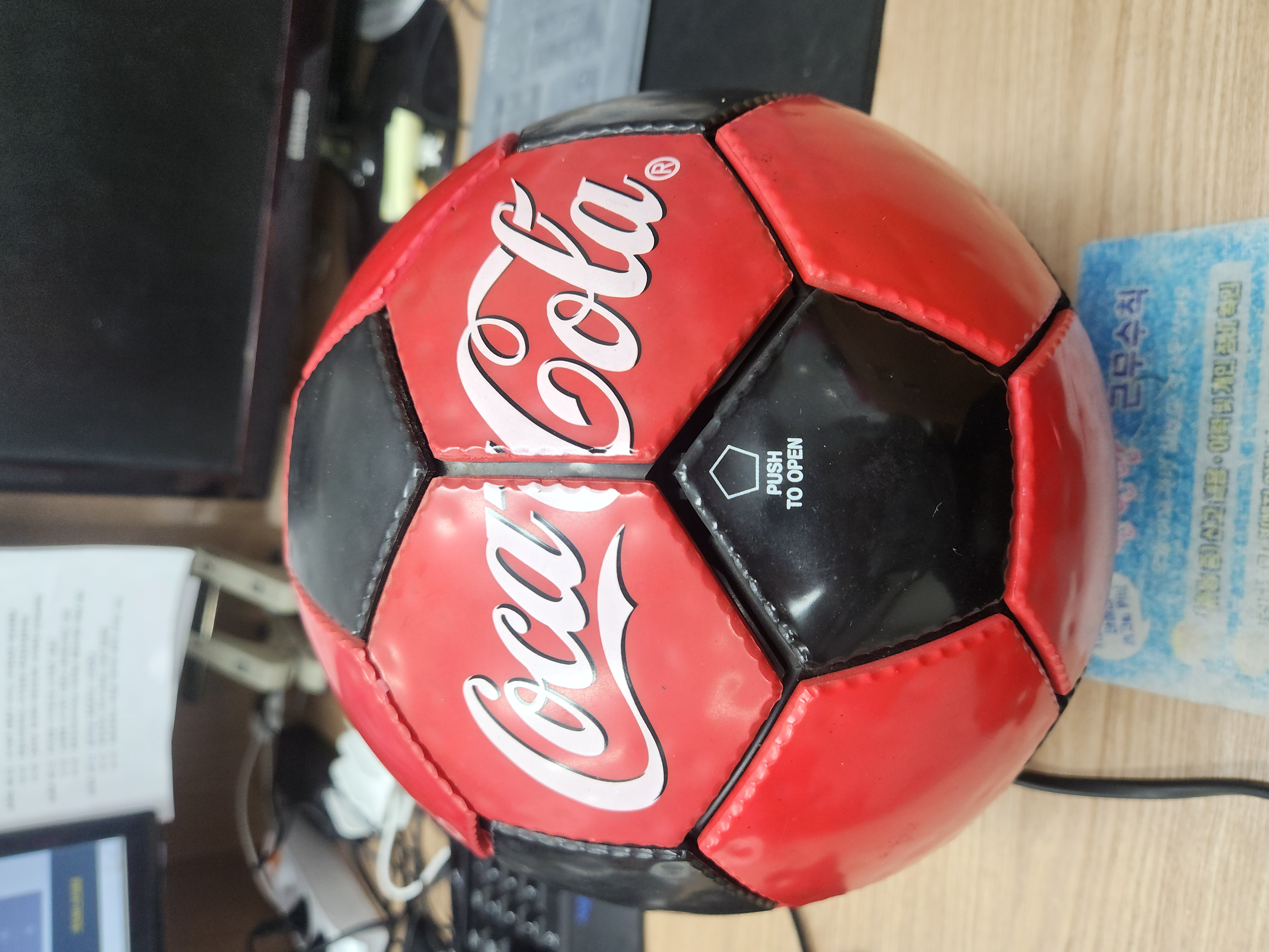 코카콜라 축구공 카세트