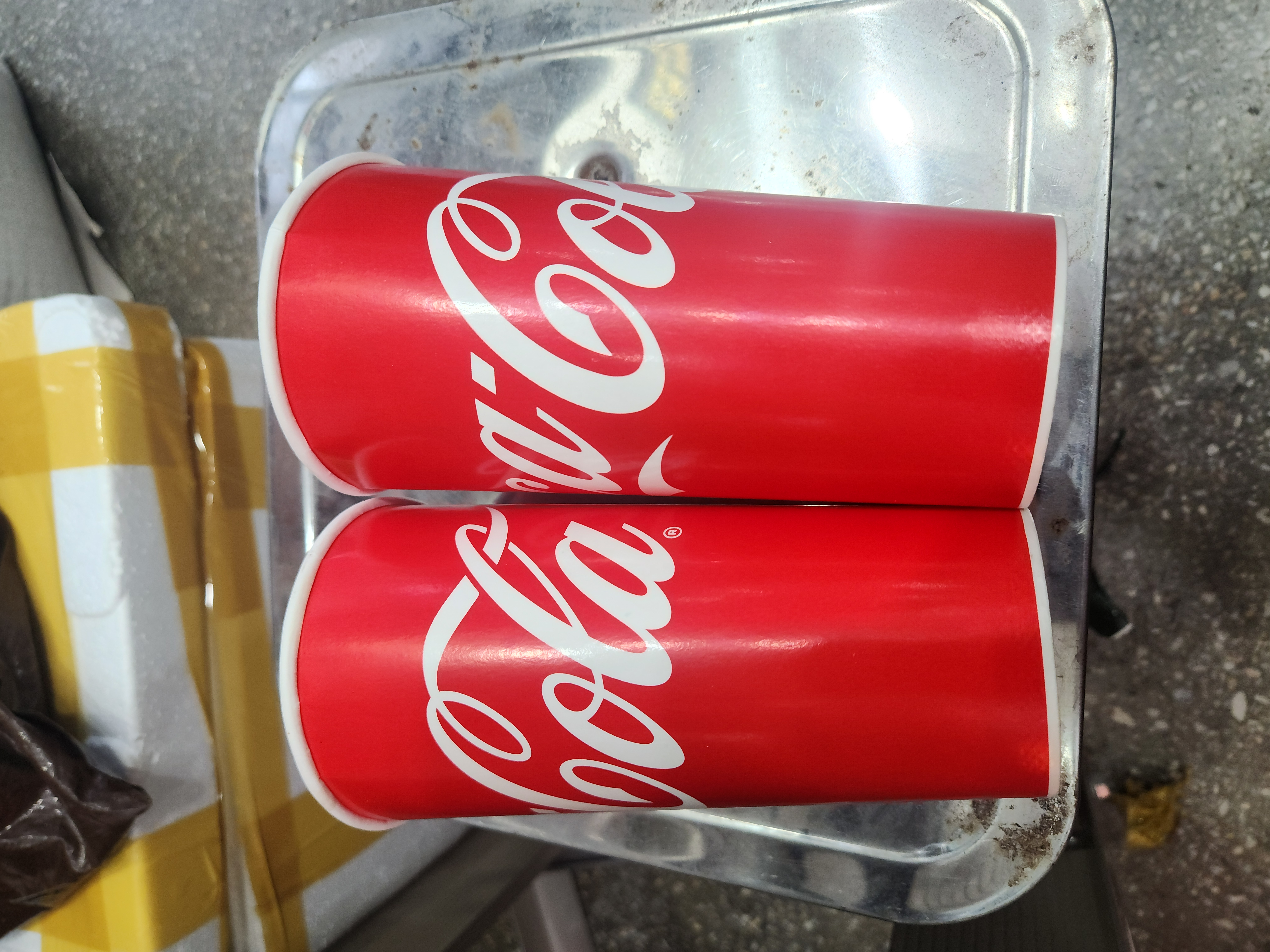 코카콜라 종이컵